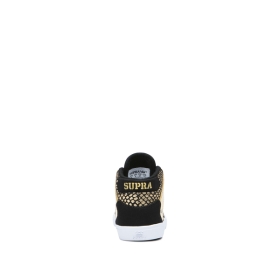 Tenis Altos Supra TODDLER VAIDER Niños Negras/Doradas/Blancas (MX-93599)